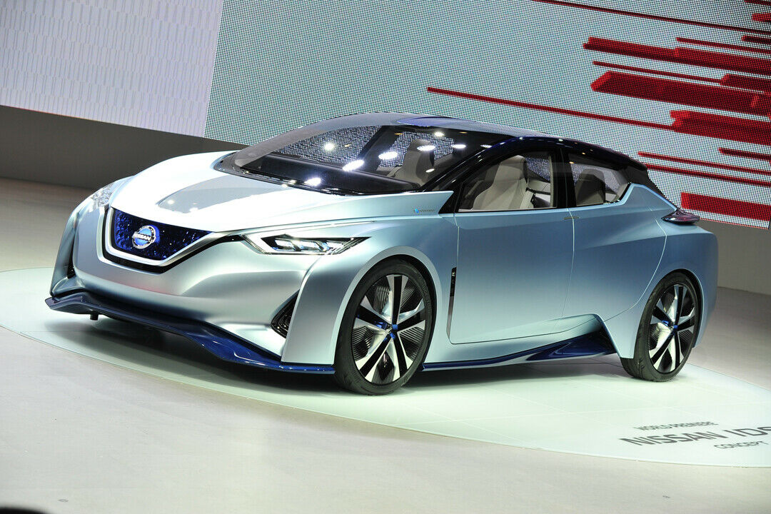 Die Studie Nissan IDS Concept sieht dem aktuellen Leaf ein wenig ähnlich - ein Hinweis auf den 2017 erscheinenden Nachfolger?