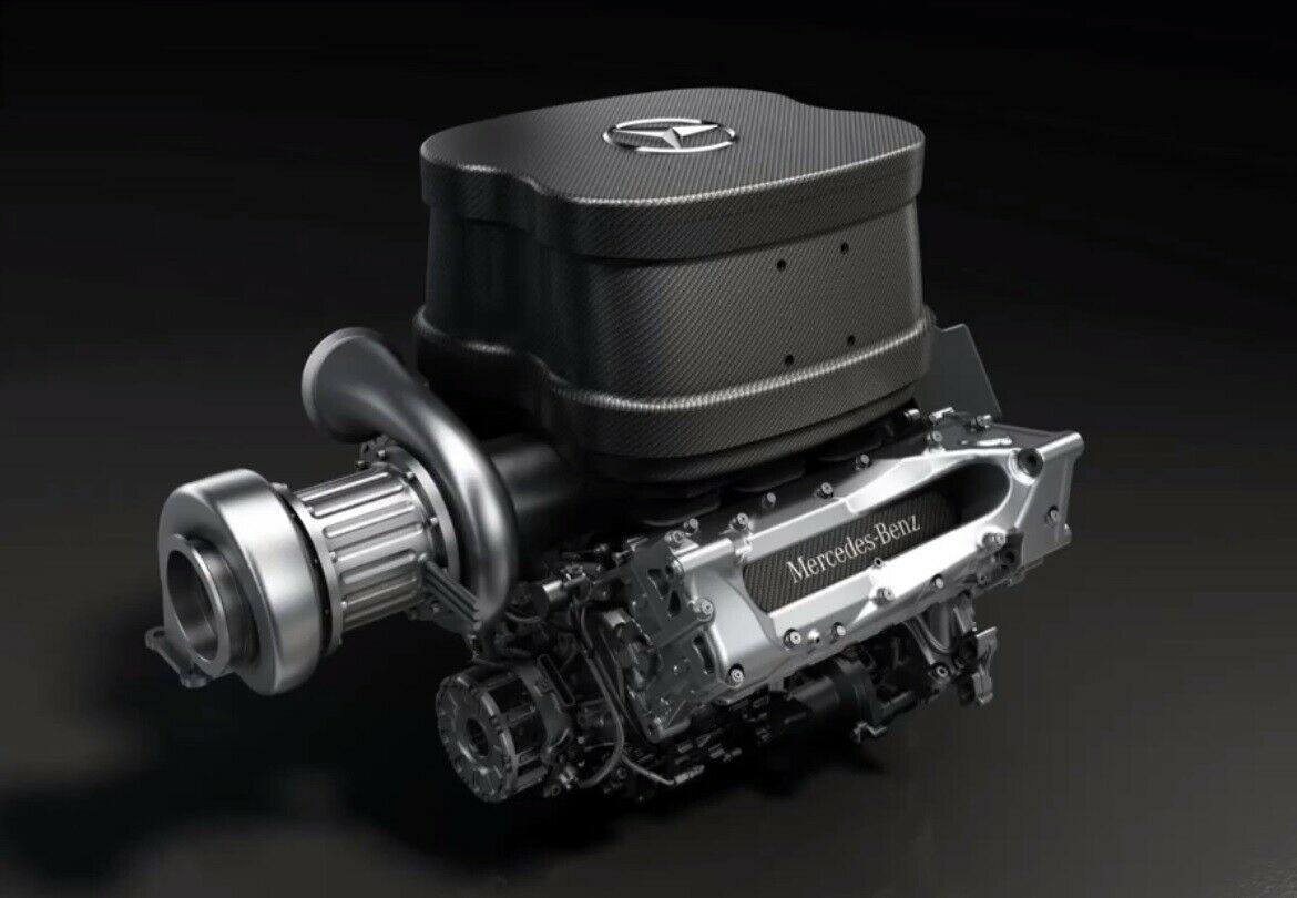 So (oder so ähnlich) wird der neue Mercedes-Formel-1-Motor aussehen