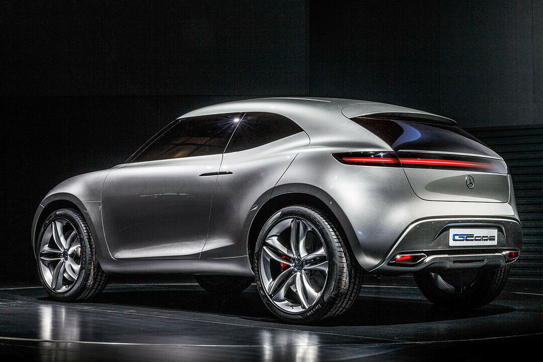 Der Mercedes G-Code Concept hat am Heck ein durchgehendes LED-Band