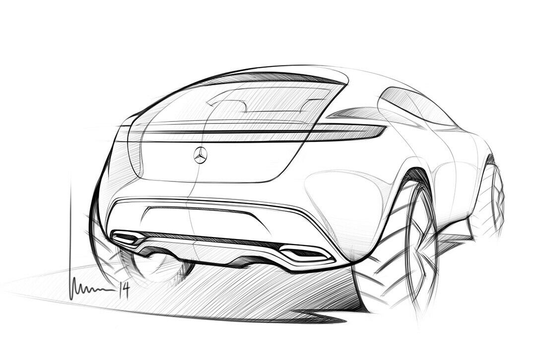 Mercedes G-Code Concept: Zeichnung