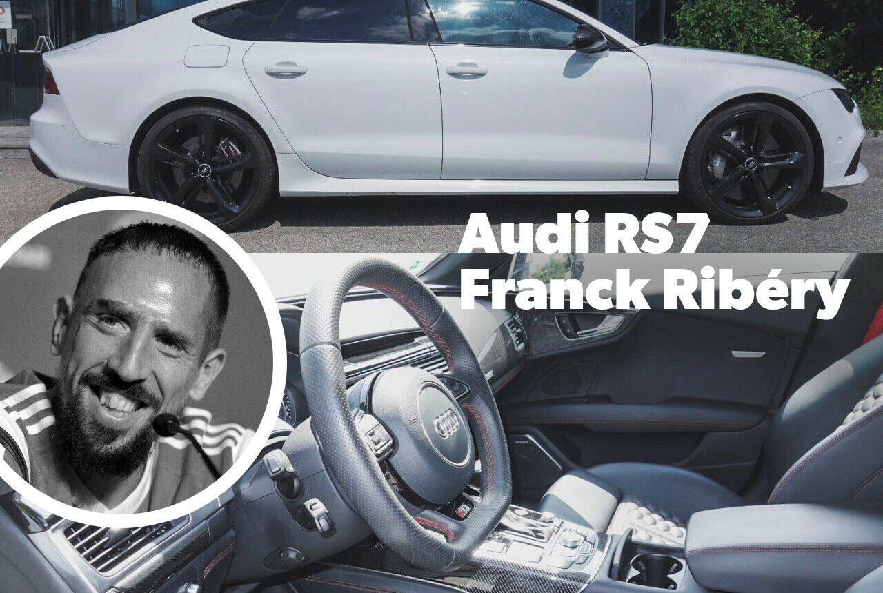 Flott unterwegs: Franck Ribéry im Audi RS7