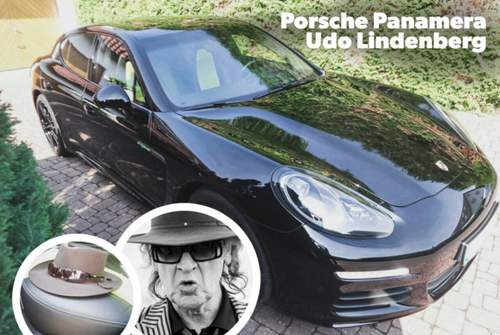 Keine Panik im Hybrid: Udo Lindenberg fuhr diesen Porsche Panamera mit Stecker
