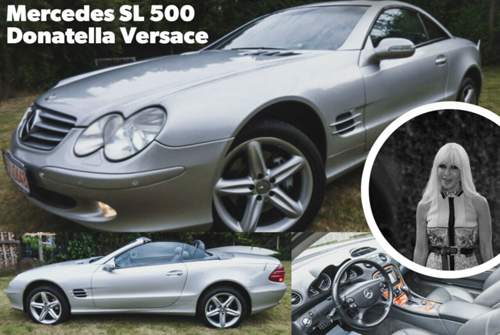 Lange in Italien unterwegs: Der Mercedes 500 SL von Donatella Versace