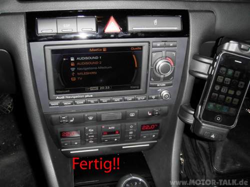 Das 2010er RNSE eingebaut