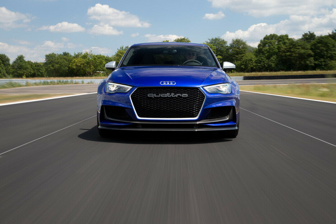 Theoretisch fährt der Audi A3 Clubsport 310 km/h schnell. Praktisch ist er auf 280 begrenzt
