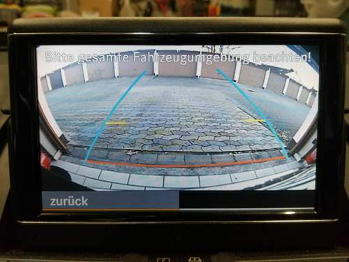 Aftermarket Kamera im S204 Originalloch