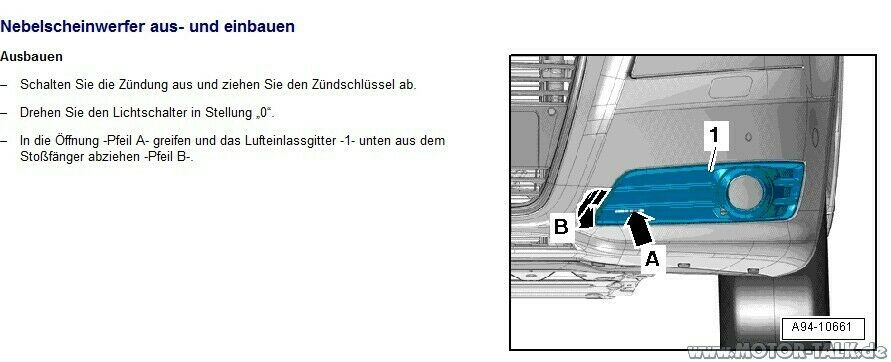Hilfe beim Nachrüsten von Nebelscheinwerfern