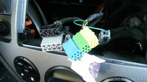 Anschlüsse Ford Focus MK1 - BJ 2004
