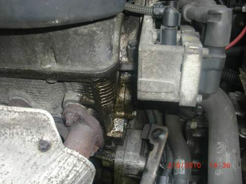 Motor Ölfleck