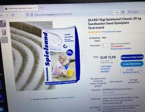 Ebay Anzeige