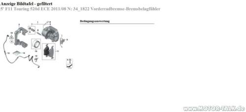 Bremsbelagfuehler