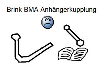 Logo Hinweise für Montage abnehmbare Anhängerkupplung Brink BMA an Megane III