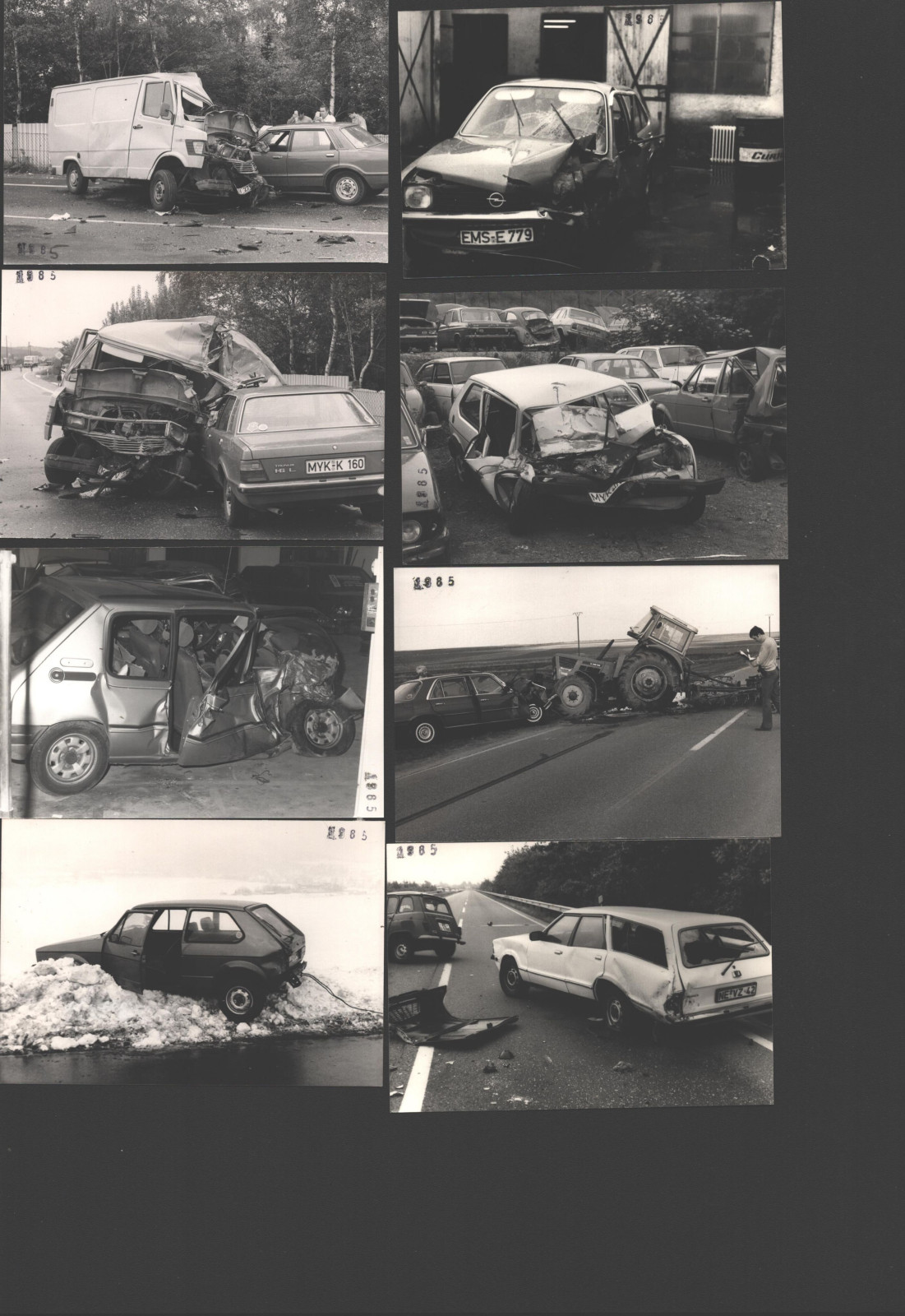 Historische Unfallfotos 1901 - 2000