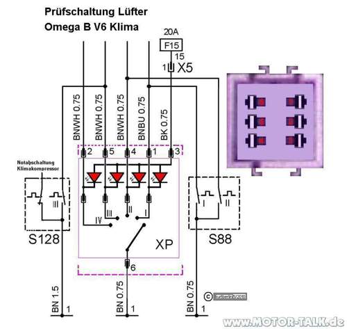 Pruefschaltung-luefter-omega-b-v6-klima