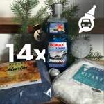Fahrzeugpflegepaket mit Sonax & Wizard