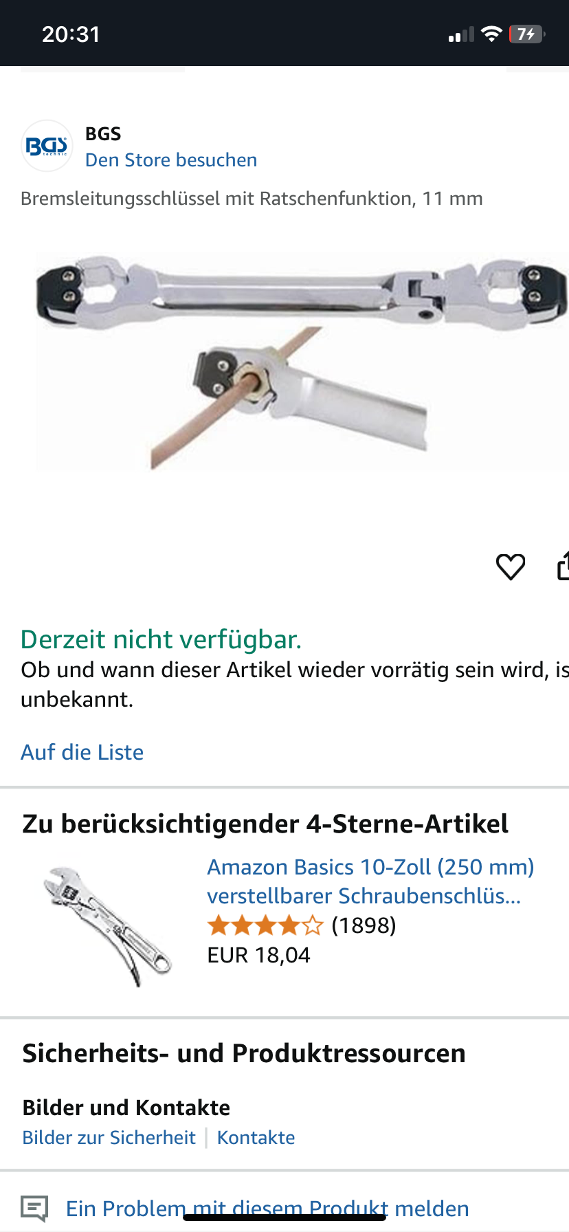 Hochdruckschlauch ASD Niveauregulierung