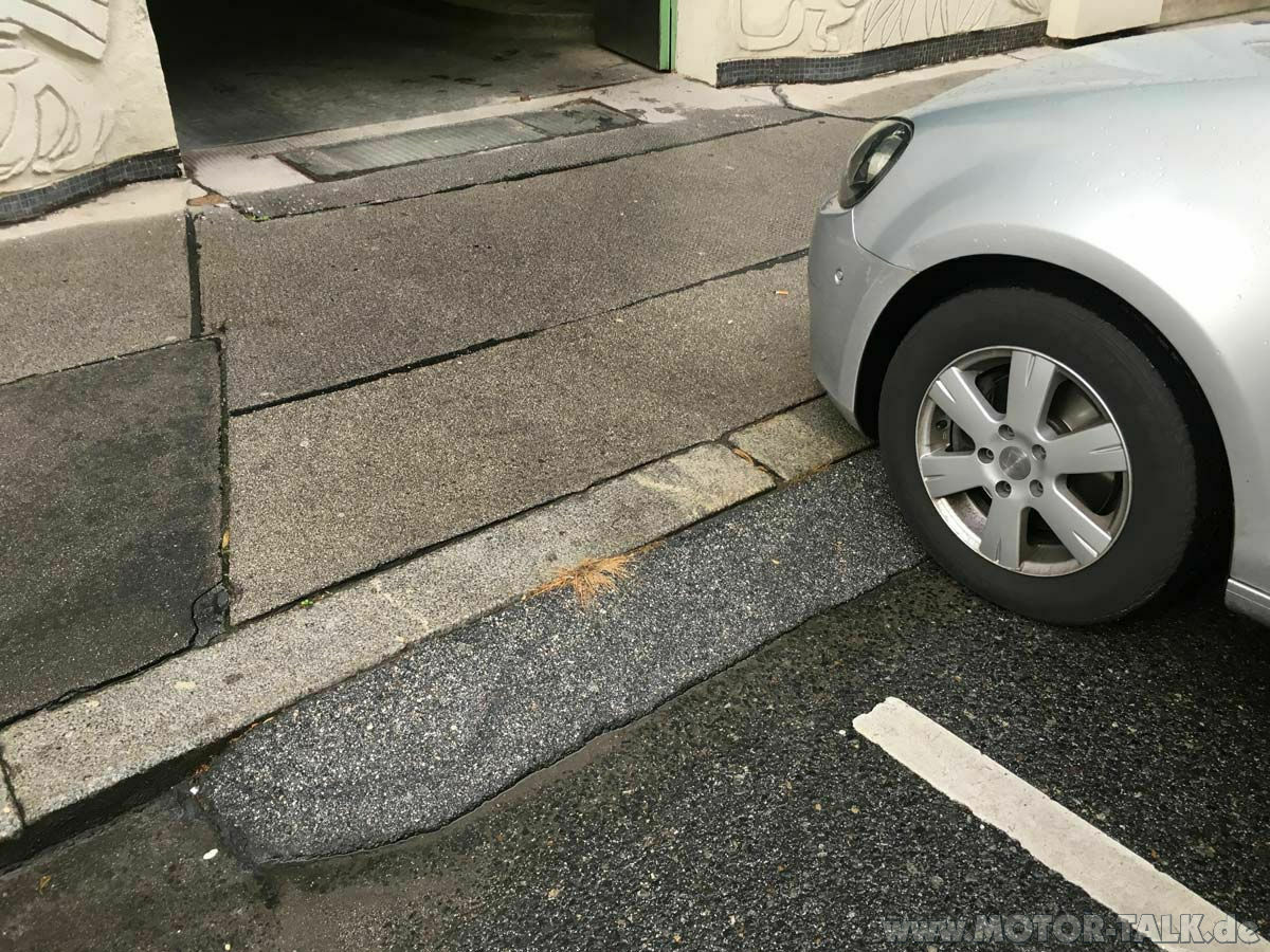 Hofeinfahrt, Böschungswinkel zu groß...was tun?