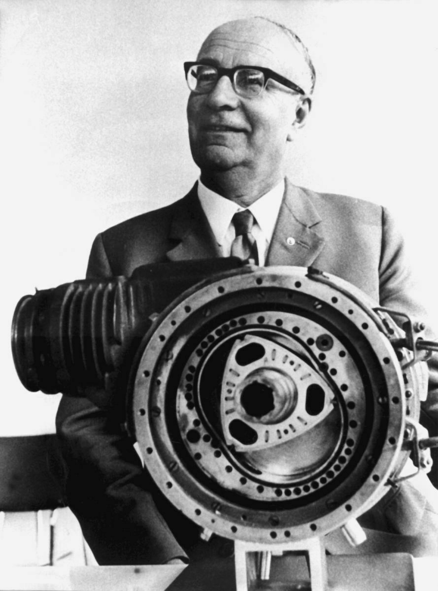 Der Erfinder des Rotationskolbenmotors Felix Wankel