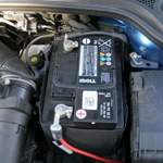 Batterie hervorziehen