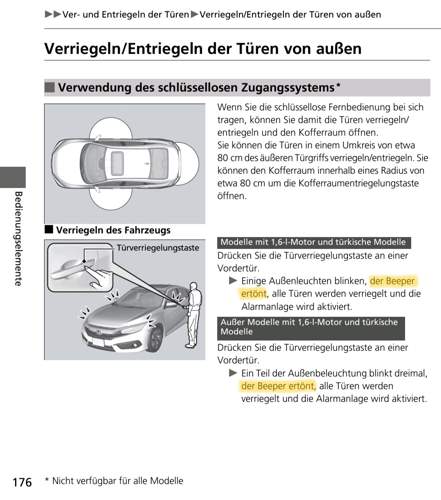 Piep Beep Beeper verriegeln zusperren