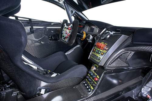 Der Innenraum des Honda NSX GT3: Viel Karbon für gut situierte private Rennteams