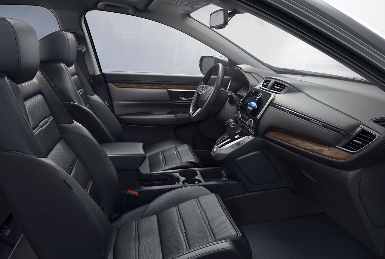 Ob der Honda CR-V auch in Deutschland mit den gezeigten Holzdekors der US-Version kommt, bleibt abzuwarten