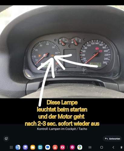 Gelb-Orange Wegfahrsperren-Leuchte