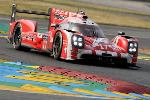 Das Team Timo Bernhard und Mark Webber holte für Porsche auch noch Platz zwei