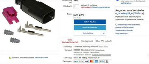 Kupplung-hupenstecker