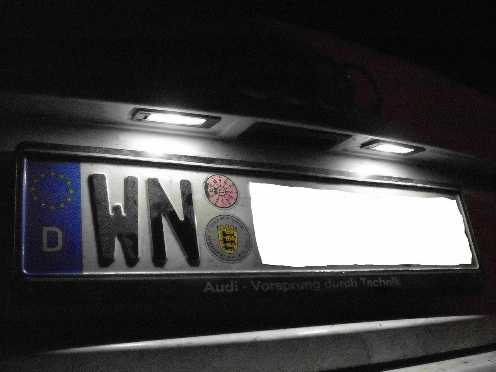Hypercolor LED Kennzeichenbeleuchtung