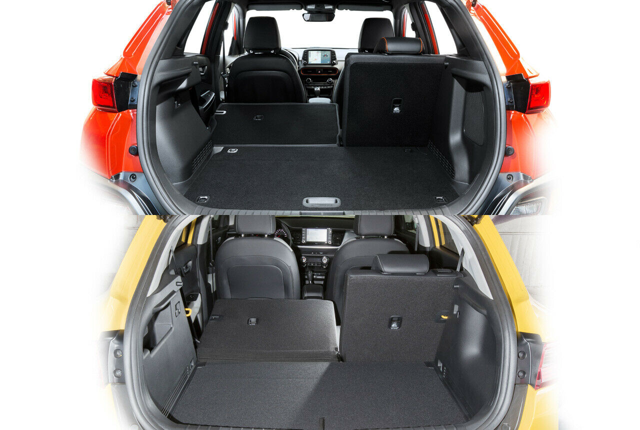 Beim Kofferraum nehmen sich die beiden B-SUV nicht viel: In den Hyundai passen auf dem Papier 9 Liter mehr, der Nutzwert beider Gepäckfächer ist praktisch gleich