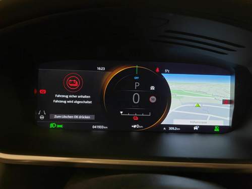 Fahrzeug wird abgeschaltet