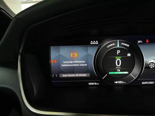 I-Pace Parkbremsenfehler