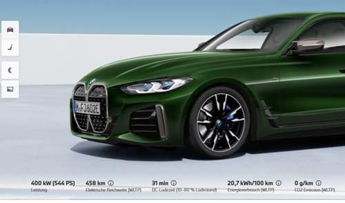 Screenshot BMW-Konfigurator