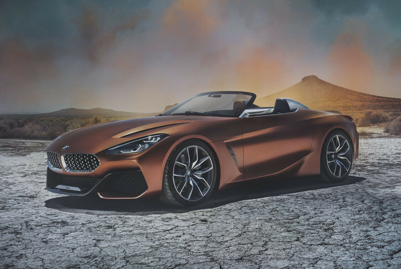 Die Studie zum kommenden Z4 zeigte BMW bereits in Pebble Beach, jetzt auch in Frankfurt