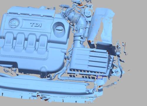 Scan Motorraum