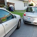 10 minuten nach dem Unfall