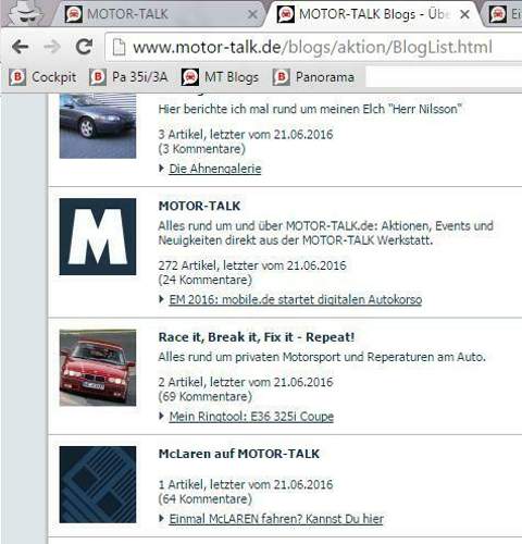 Incognito-bloglist