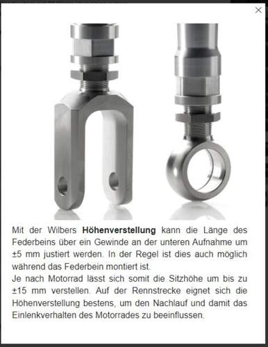 Höhenverstellung