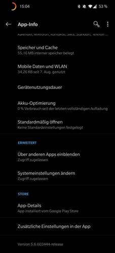 App Info