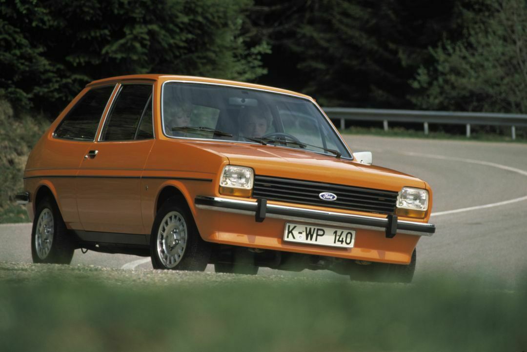 Der erste Ford Fiesta (1976-1983): 1979 begann die Produktion in Köln, u. a. für den US-Markt.