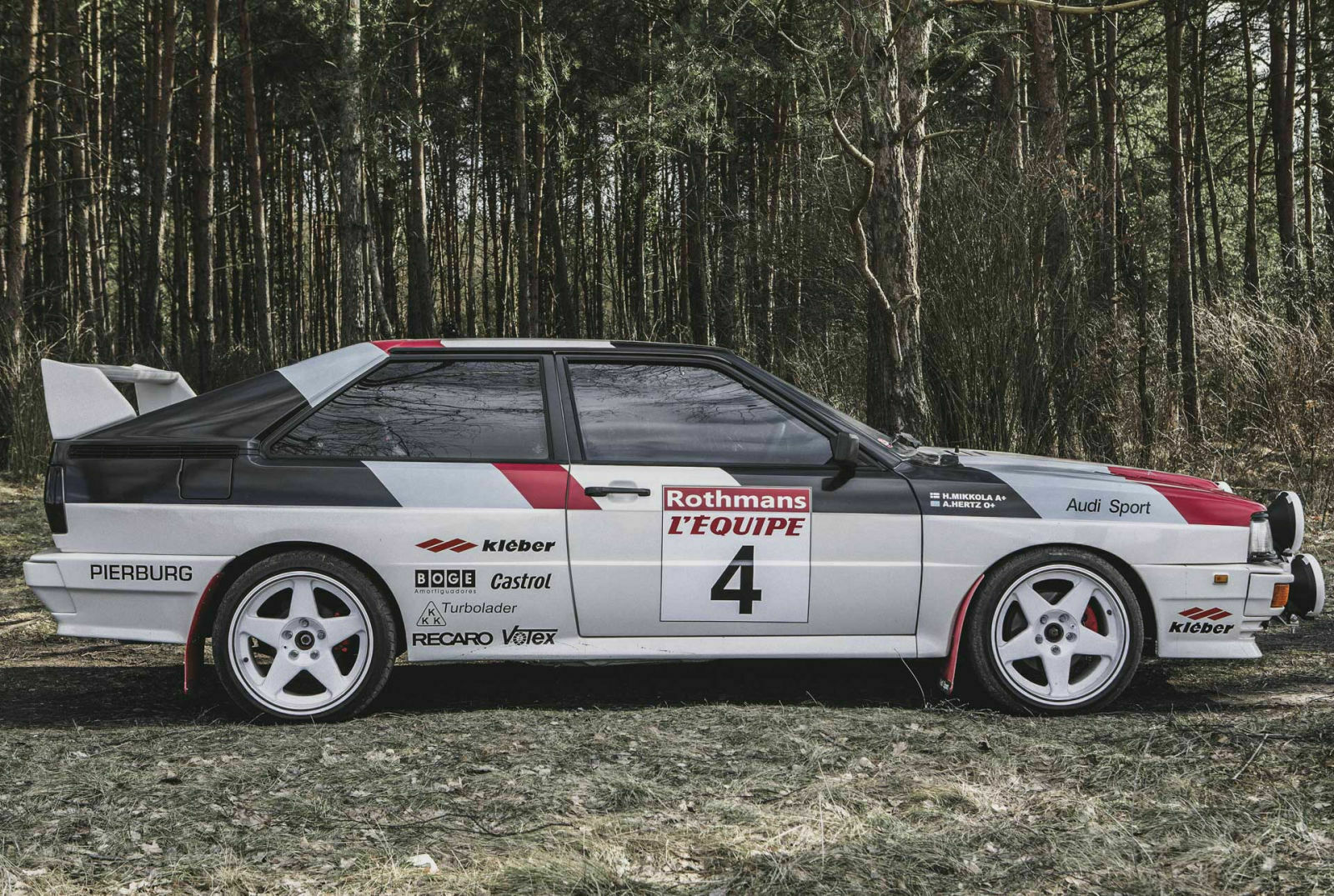 Dieser Audi Quattro wurde 1984 in England erstzugelassen und dann von seinem Besitzer in die USA importiert