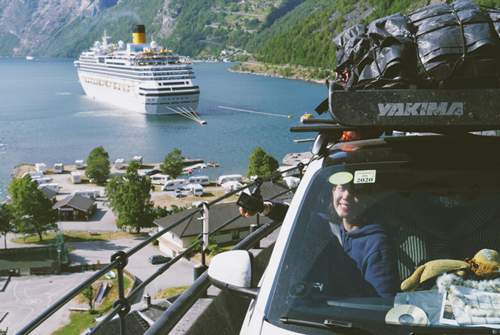 Die lange Reise führte die beiden auch an norwegischen Fjorden vorbei