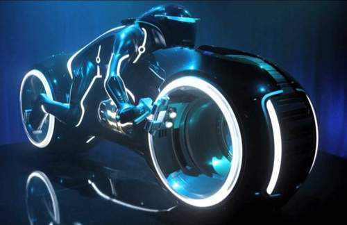 Lightcycles aus Tron: Legacy (2011)