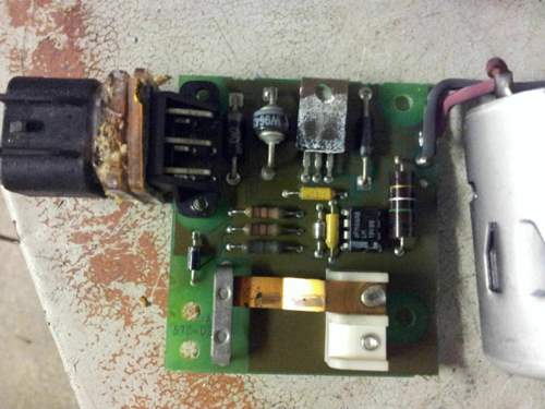 Platine hinten