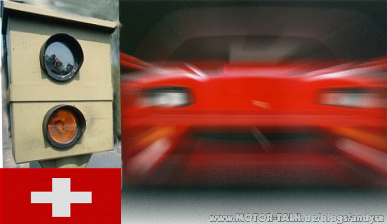 In der Schweiz mit 290km/h geblitzt-> teurer Spass 782.000.- Euro