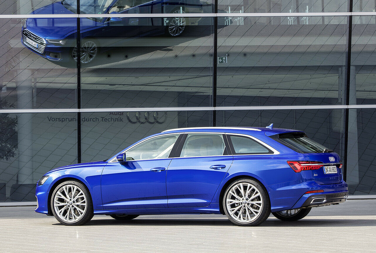 Audi legte beim A6 Avant noch nie Wert auf optimale Raumausnutzung, der Kofferraum fällt im Klassenvergleich mäßig aus