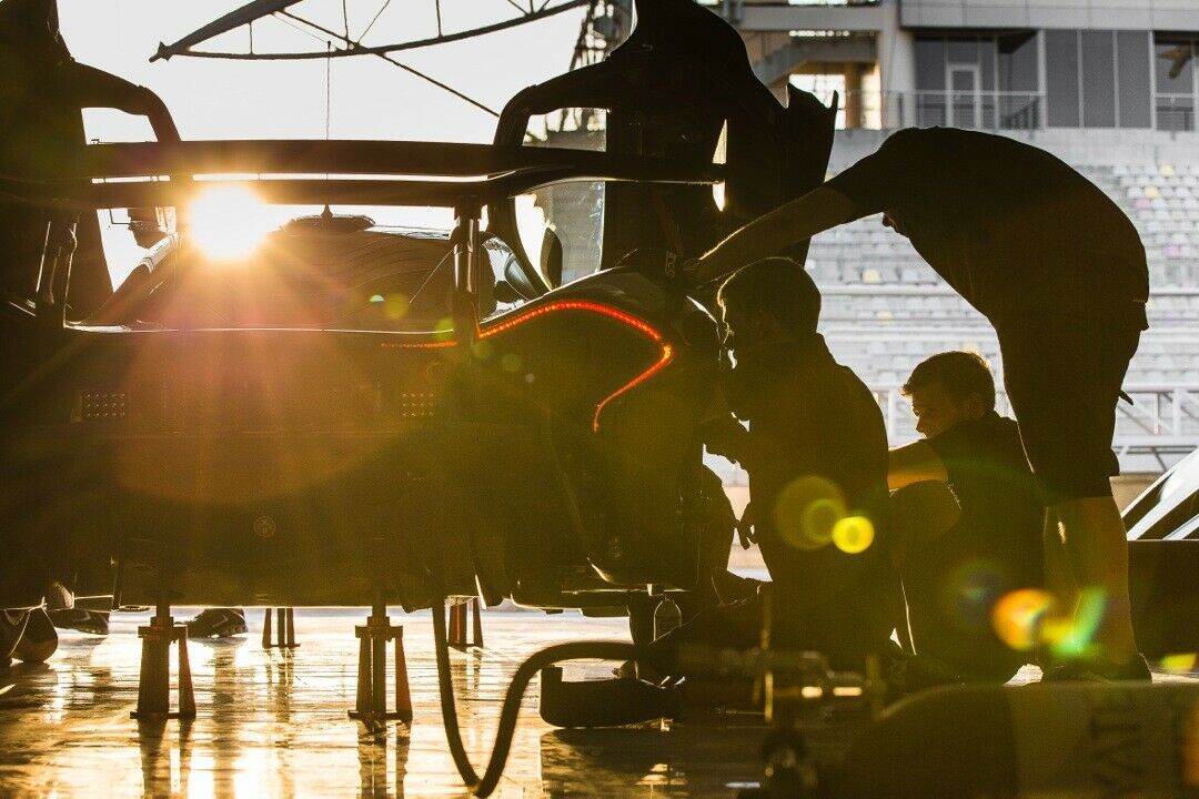 Derzeit fährt McLaren Tests mit dem P1 GTR