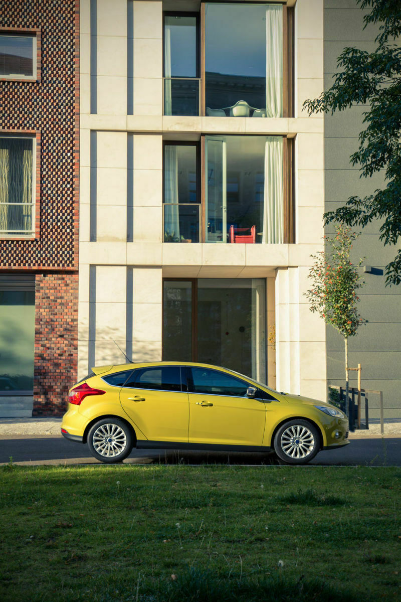 Focus mit flachem Heck.