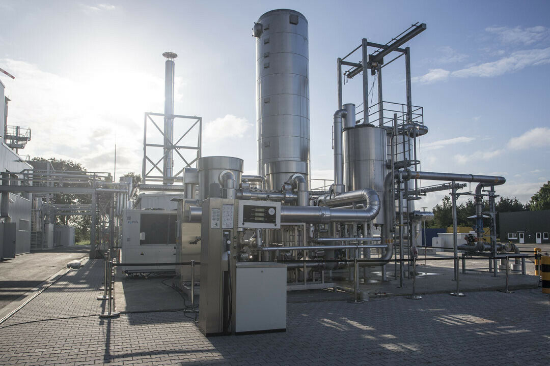 In der Audi e-gas-Anlage in Werlte wird seit 2013 synthetisches Methan hergestellt